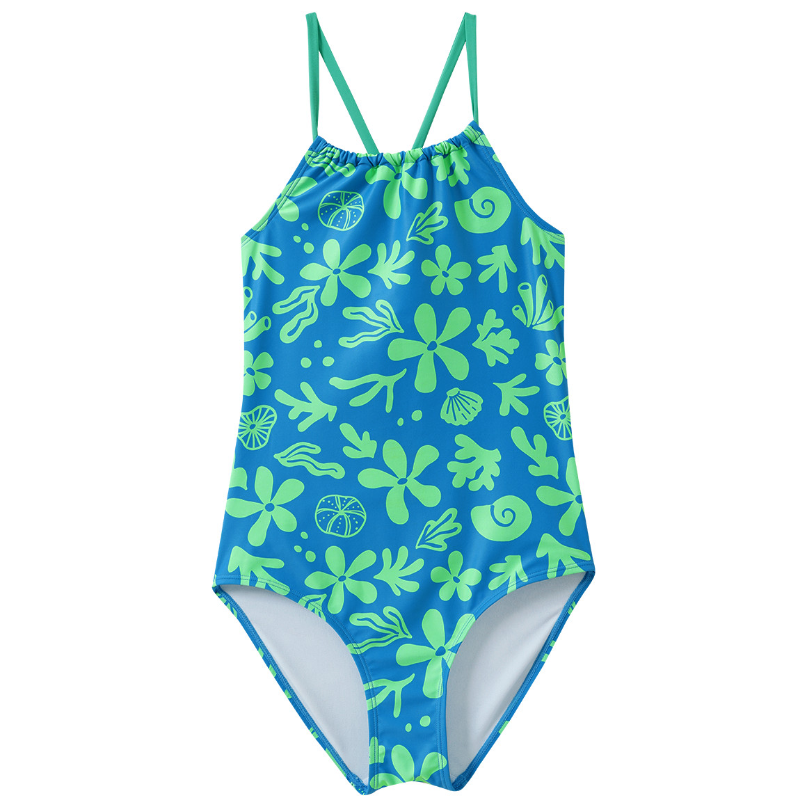 Mädchen Badeanzug mit Allover-Print