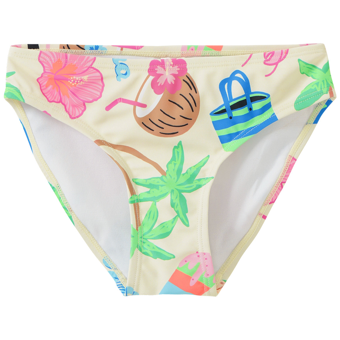 Mädchen Bikini mit sommerlichen Motiven