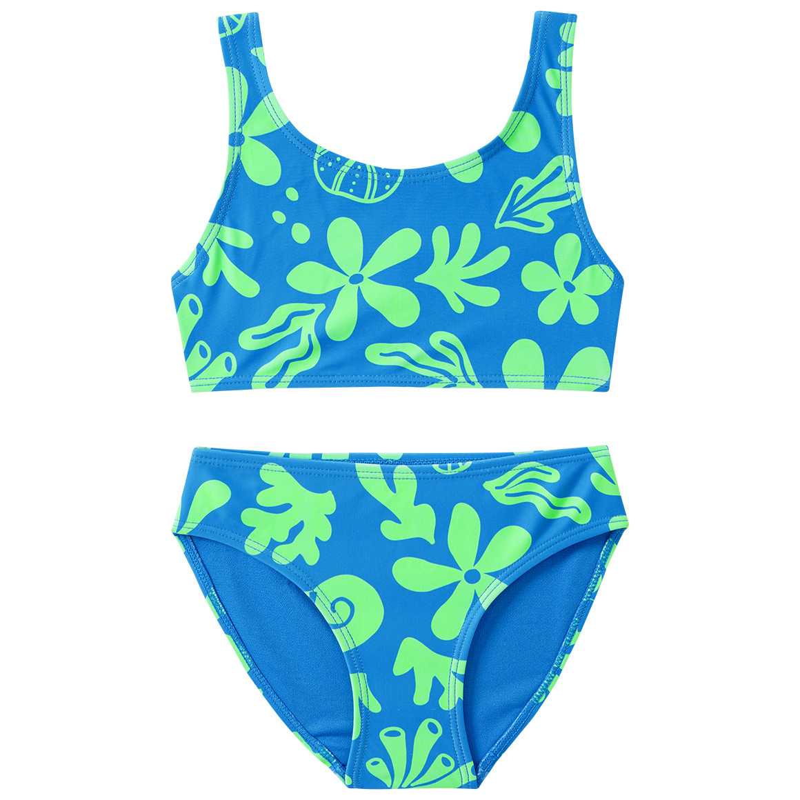 Mädchen Bikini mit Allover-Print