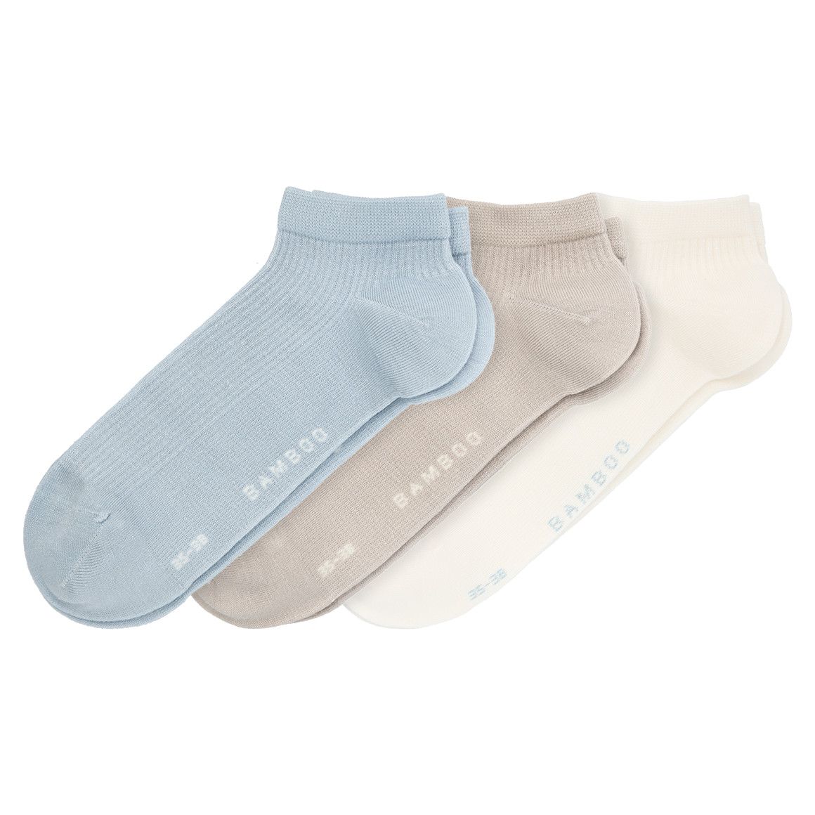3 Paar Damen Sneaker-Socken im Set
