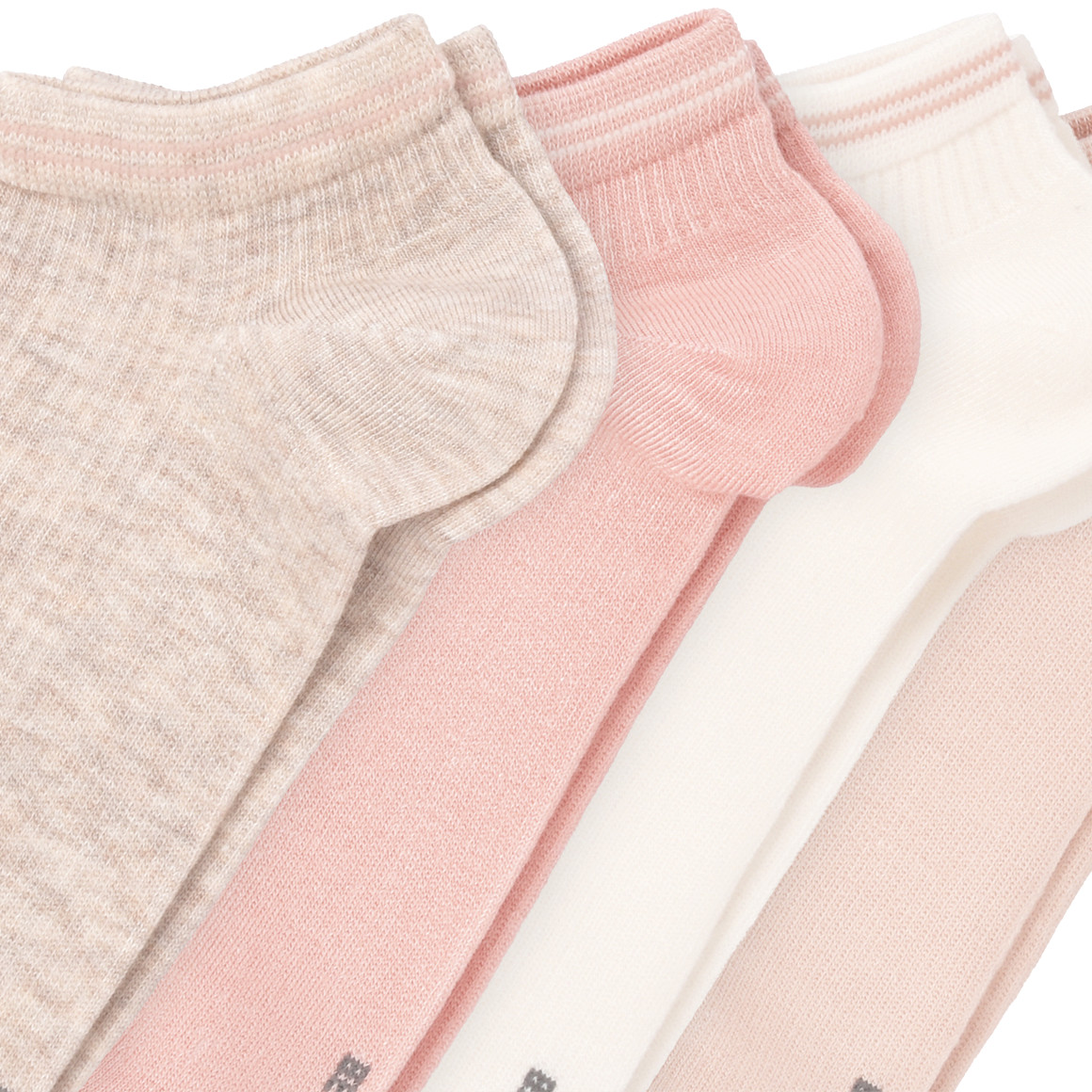 4 Paar Damen Sneaker-Socken im Set