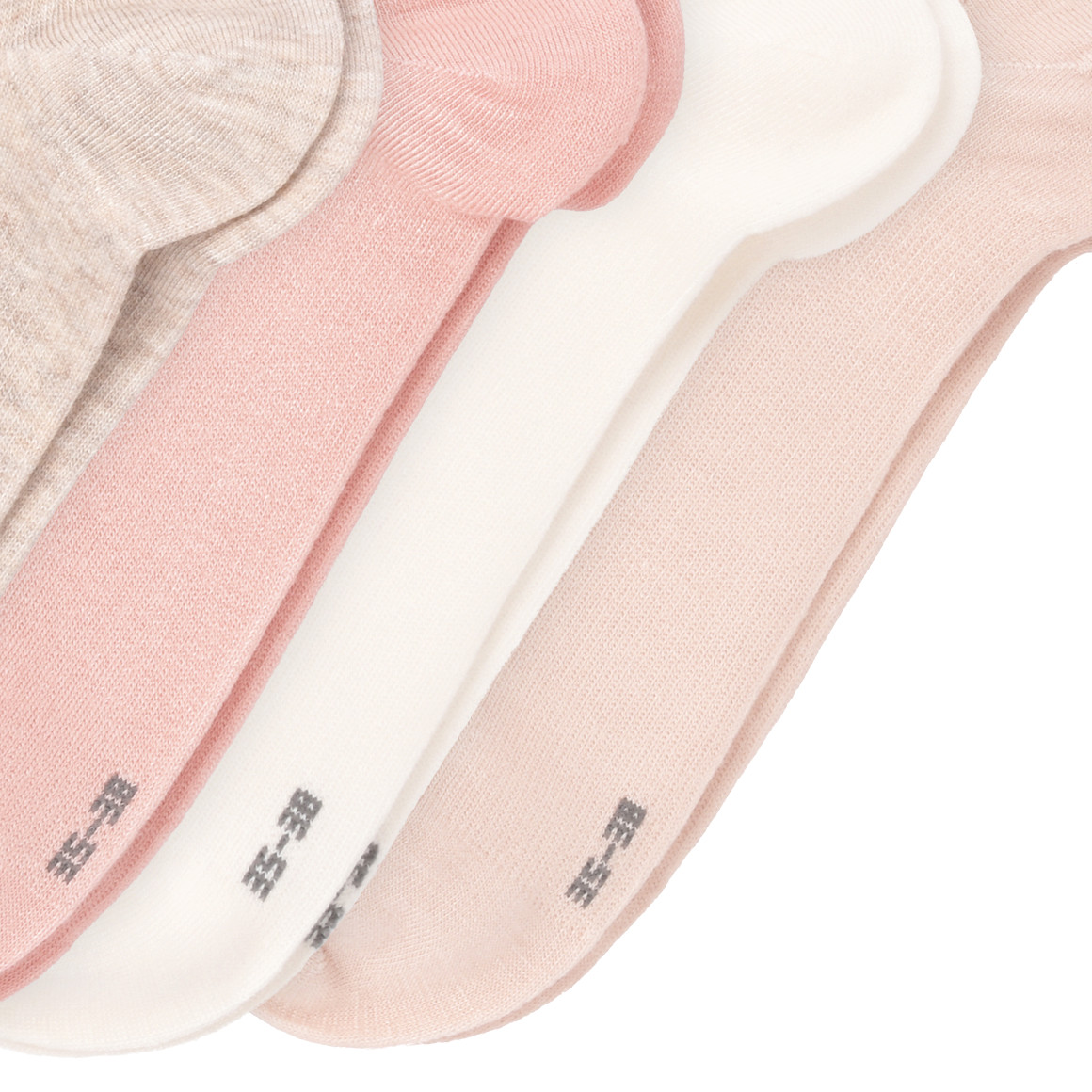 4 Paar Damen Sneaker-Socken im Set