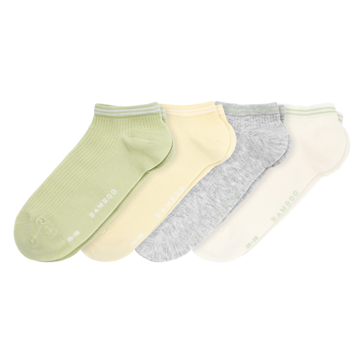 4 Paar Damen Sneaker-Socken im Set