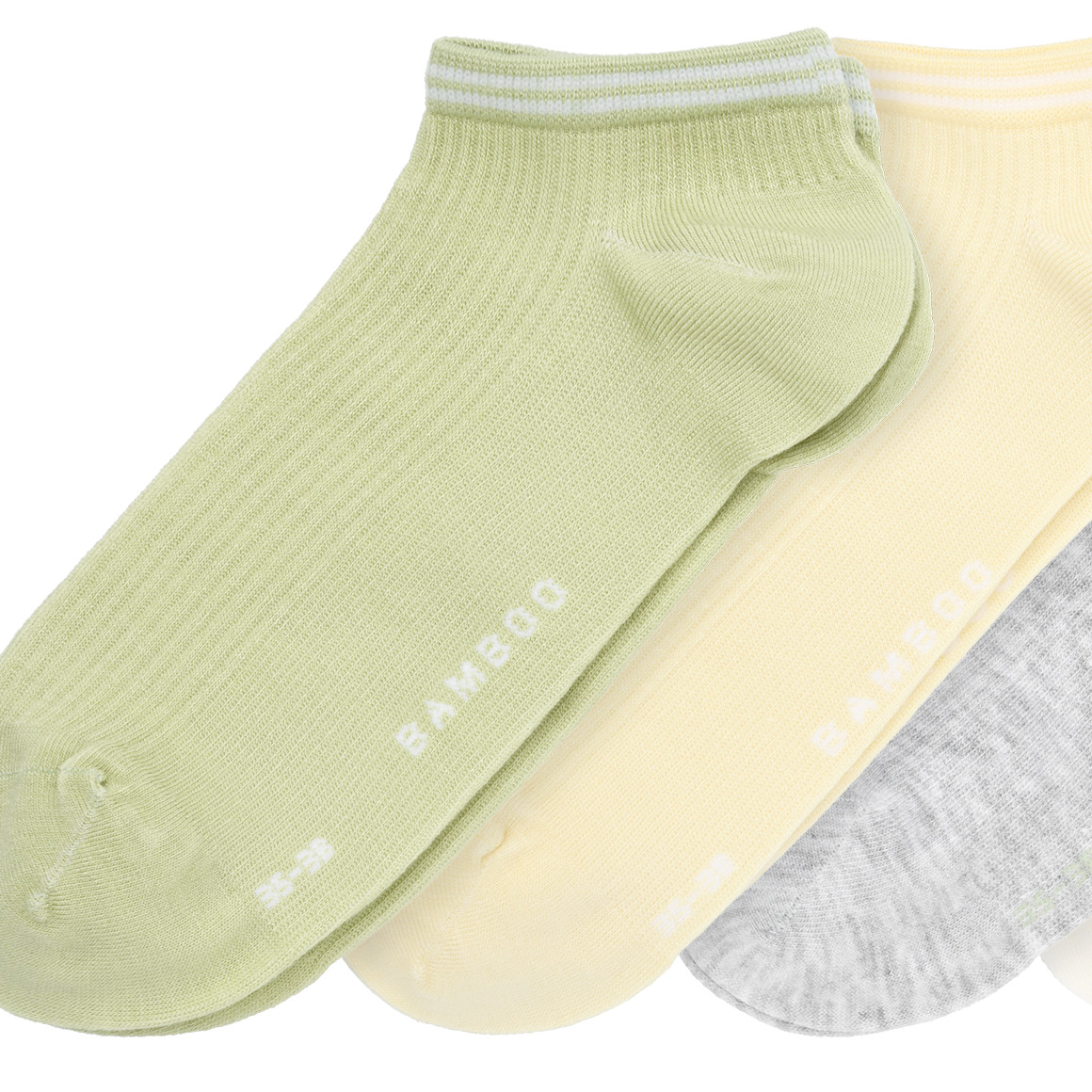 4 Paar Damen Sneaker-Socken im Set