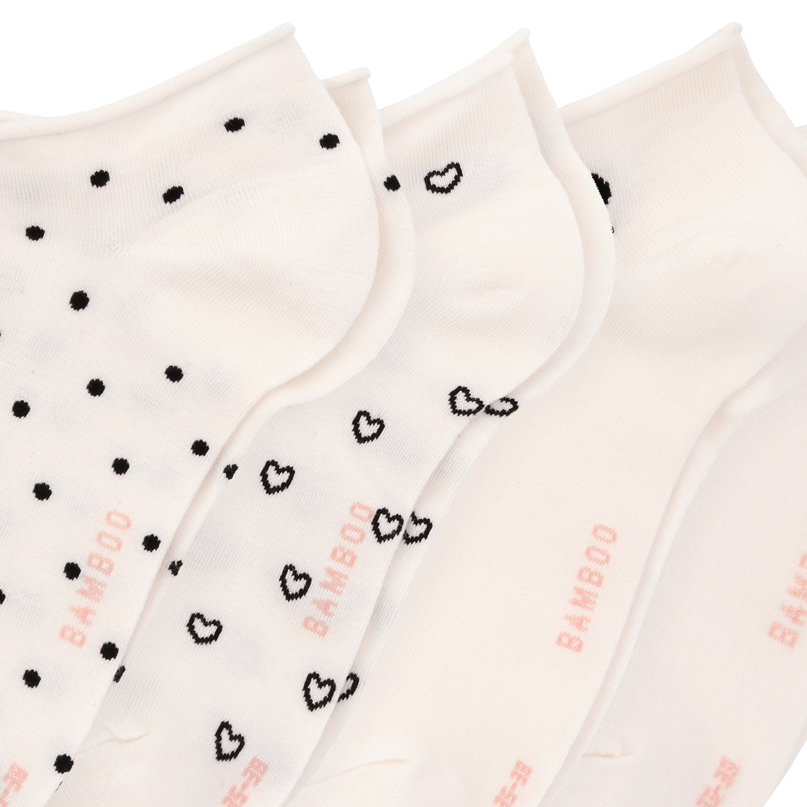 4 Paar Damen Sneaker-Socken im Set