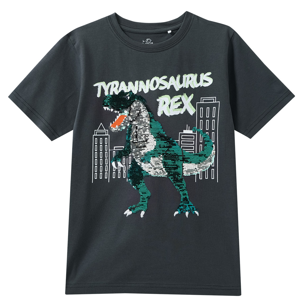 Jungen T-Shirt mit Wendepailletten