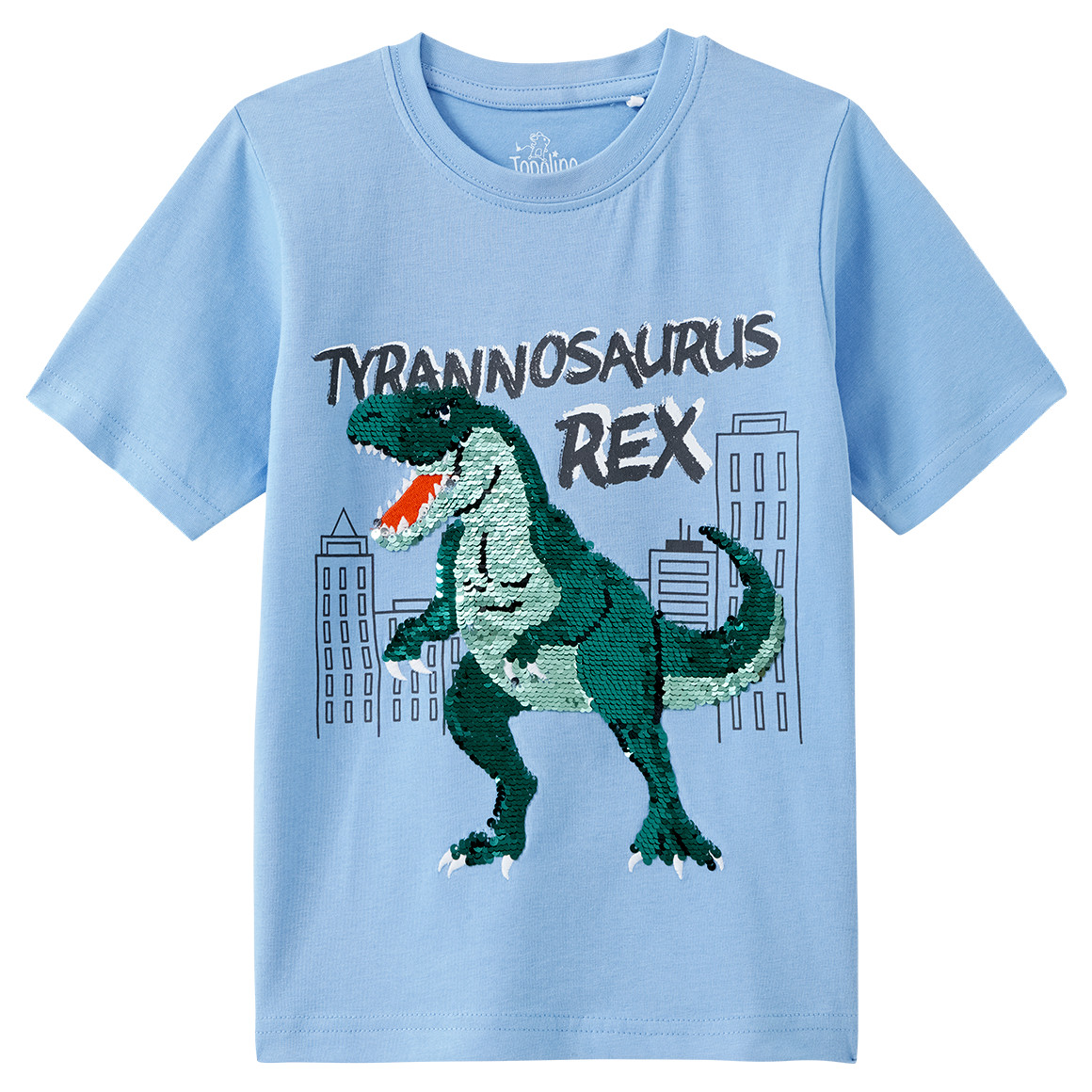 Jungen T-Shirt mit Wendepailletten