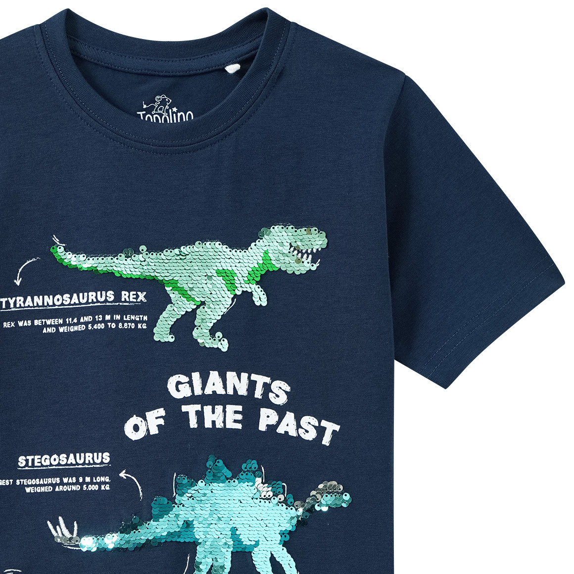 Jungen T-Shirt mit Wendepailletten