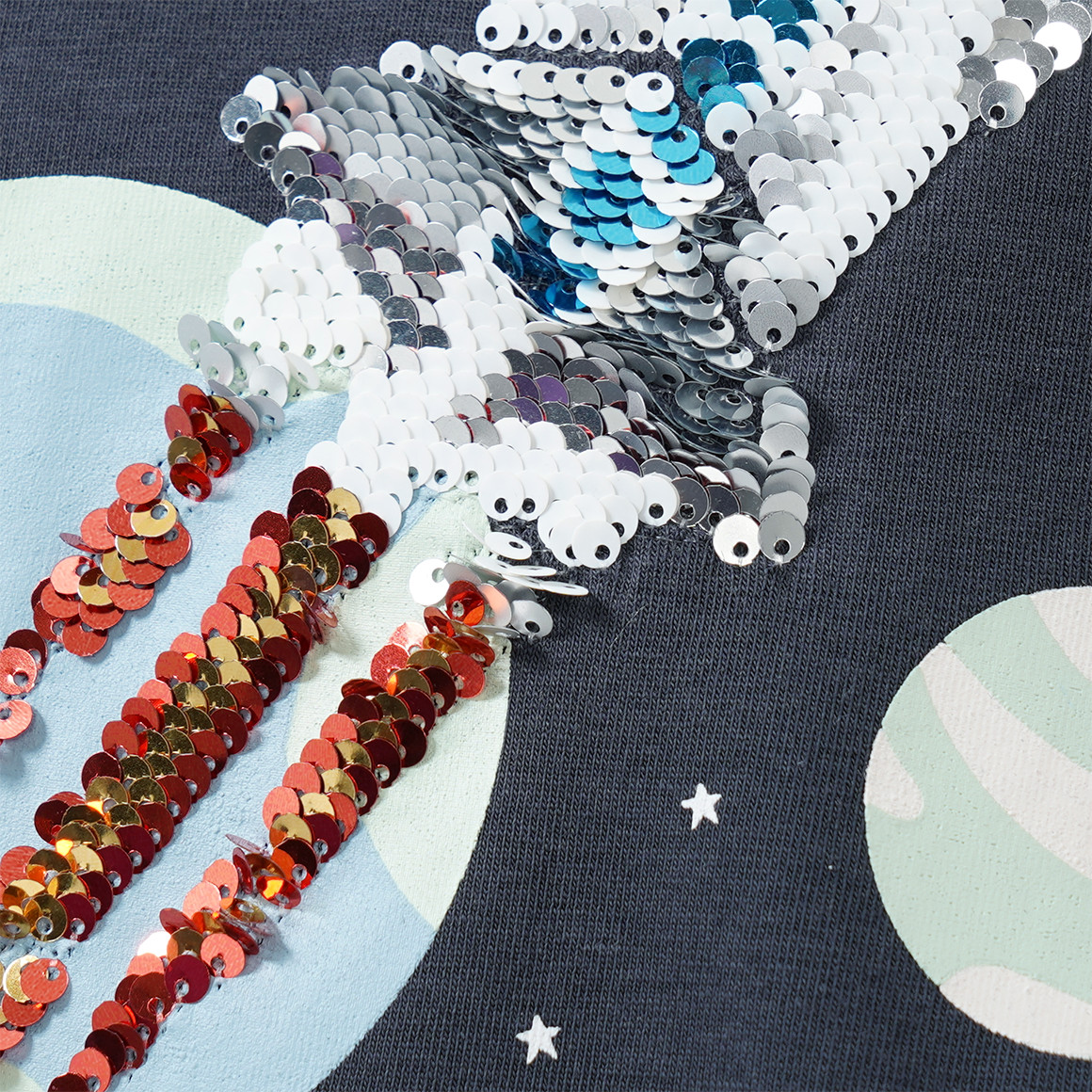 Jungen T-Shirt mit Wendepailletten