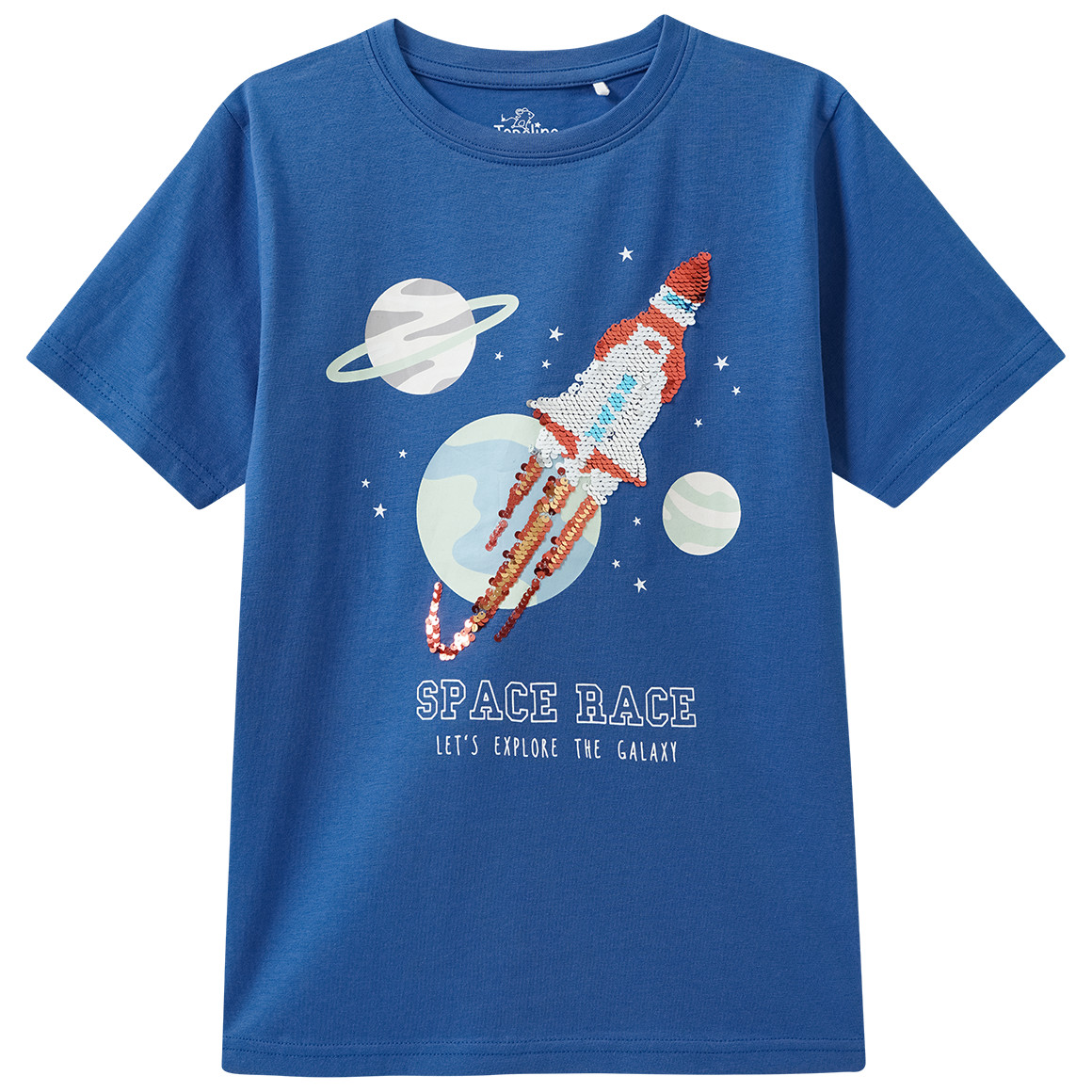 Jungen T-Shirt mit Wendepailletten