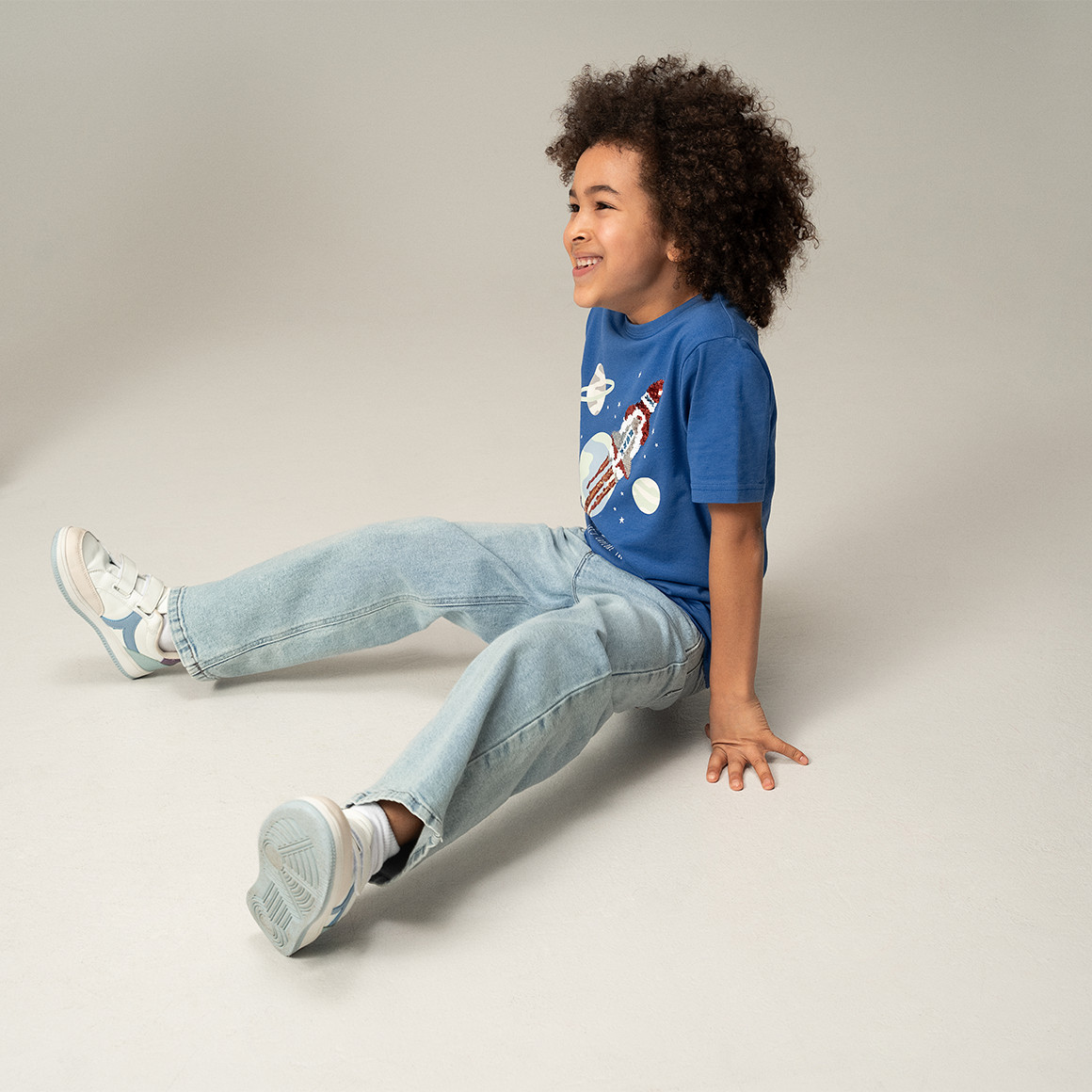 Jungen T-Shirt mit Wendepailletten