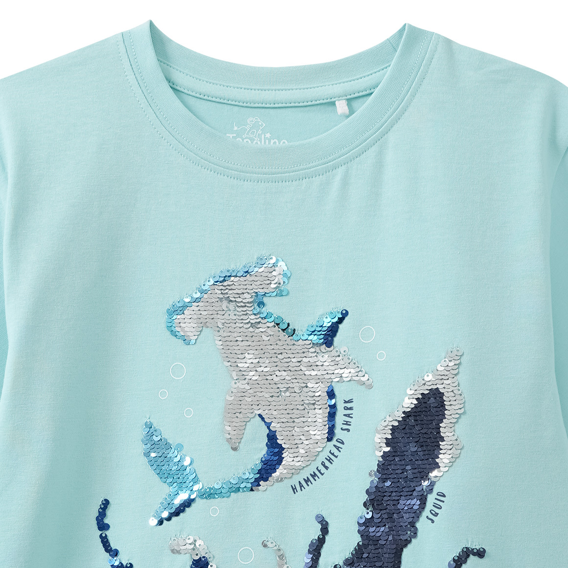 Jungen T-Shirt mit Wendepailletten