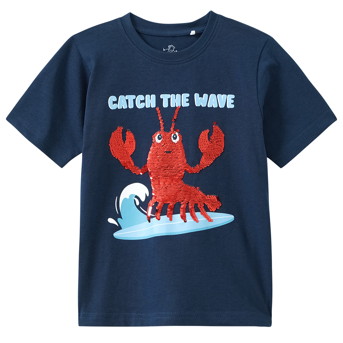 Jungen T-Shirt mit Wendepailletten