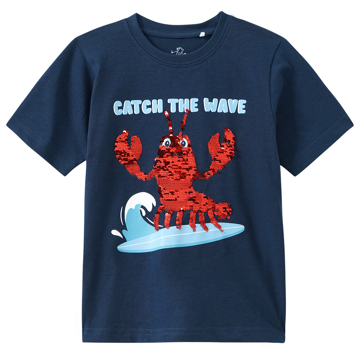 Jungen T-Shirt mit Wendepailletten
