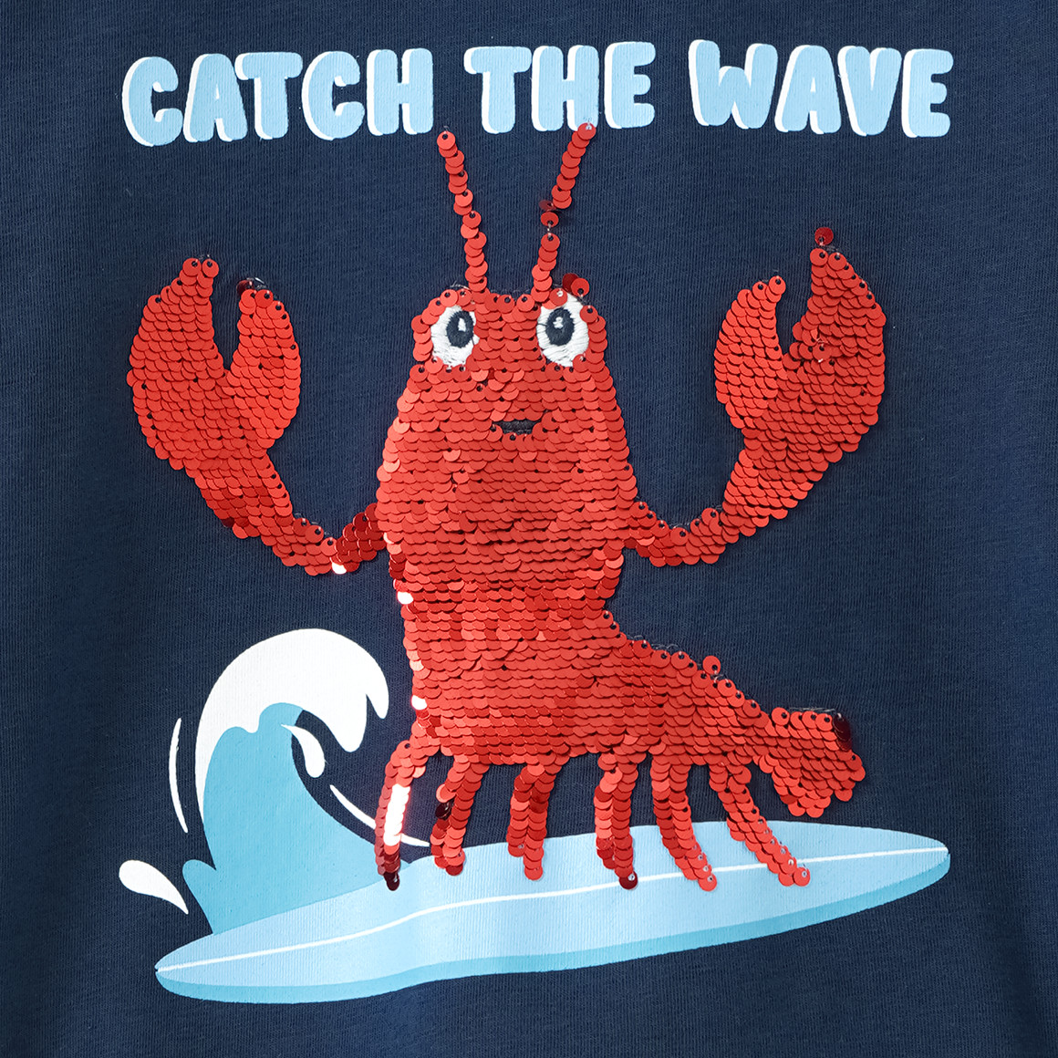 Jungen T-Shirt mit Wendepailletten