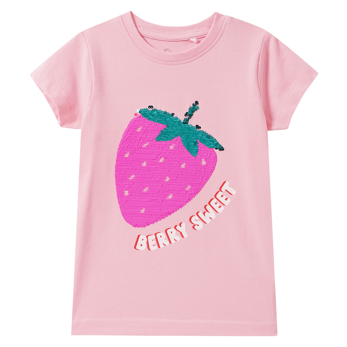 Mädchen T-Shirt mit Wendepailletten