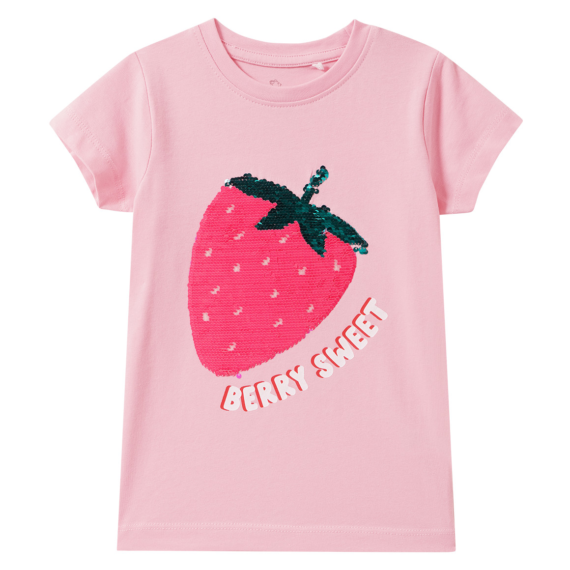 Mädchen T-Shirt mit Wendepailletten