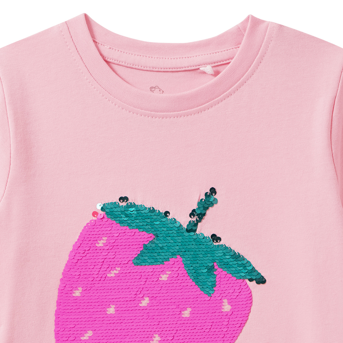Mädchen T-Shirt mit Wendepailletten