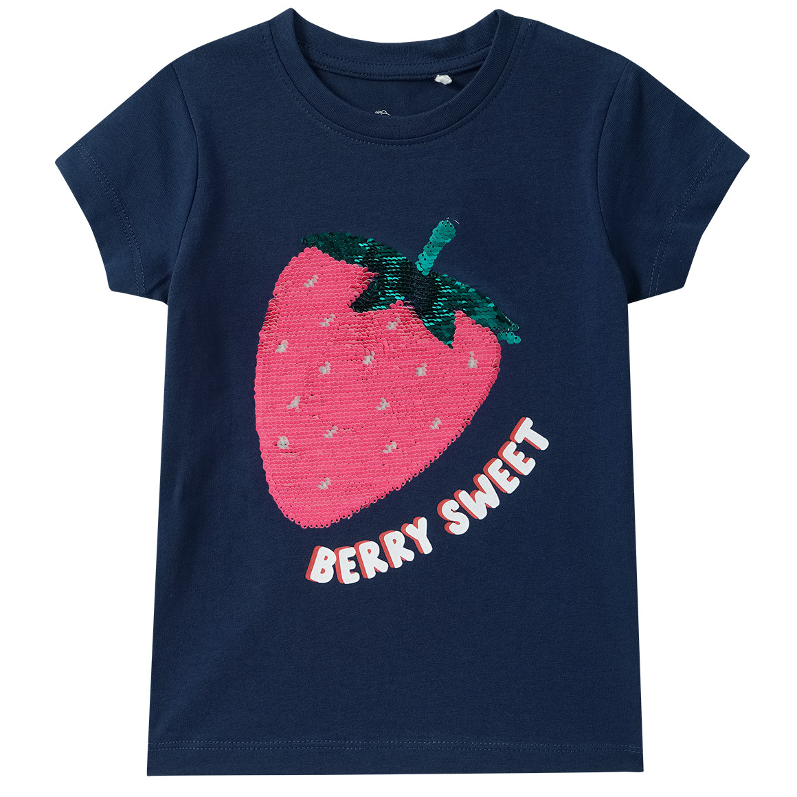 Mädchen T-Shirt mit Wendepailletten