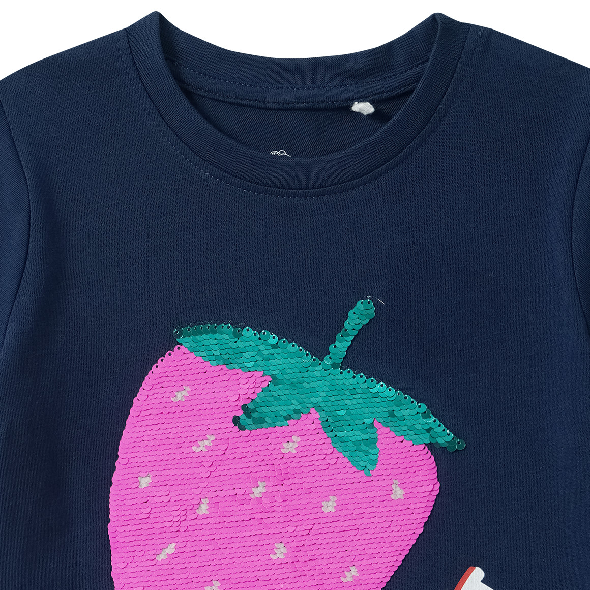 Mädchen T-Shirt mit Wendepailletten