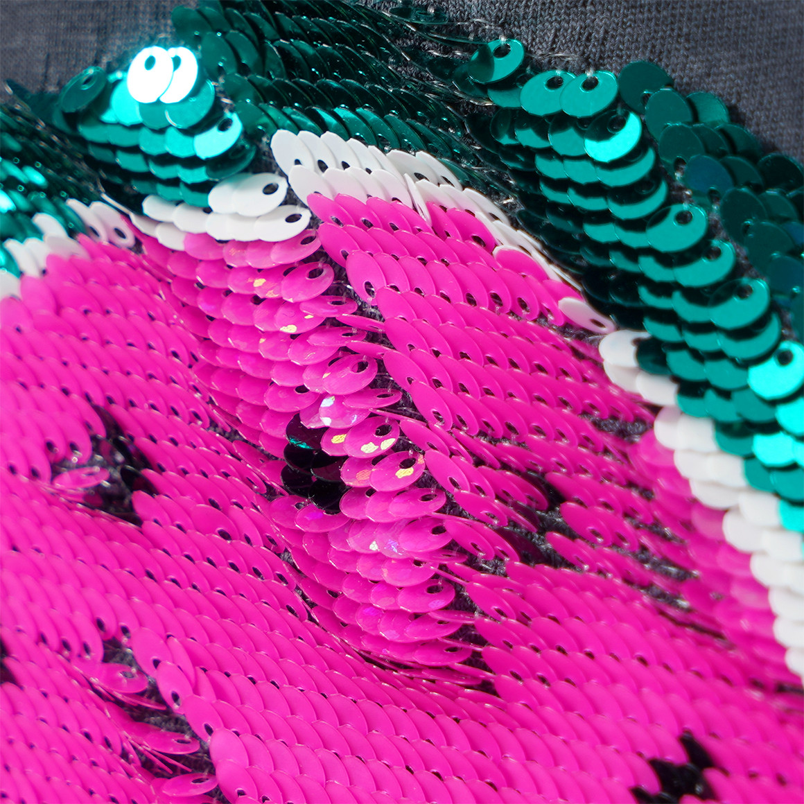 Mädchen T-Shirt mit Wendepailletten