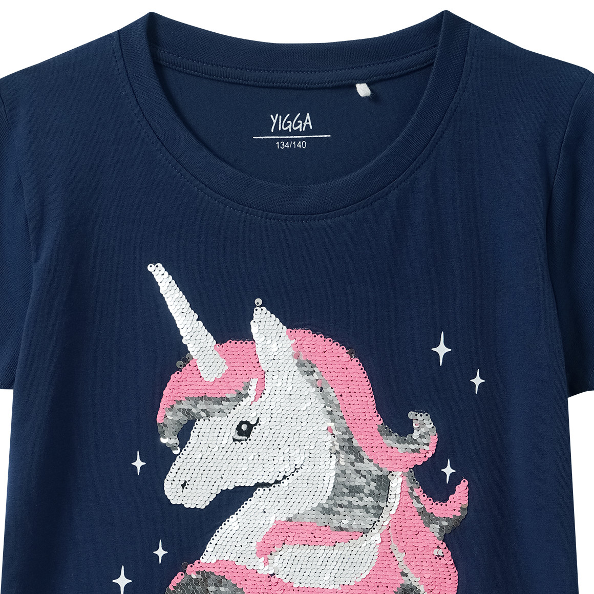 Meisjes T-shirt met omkeerbare pailletten