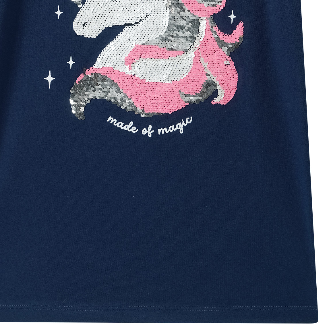 Meisjes T-shirt met omkeerbare pailletten