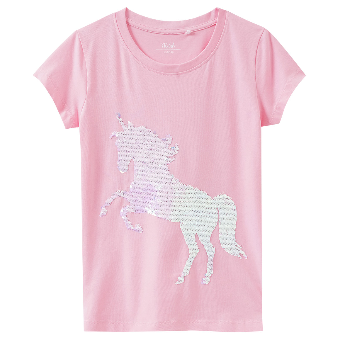 Meisjes T-shirt met omkeerbare pailletten