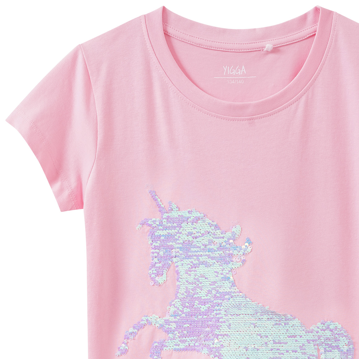 Meisjes T-shirt met omkeerbare pailletten