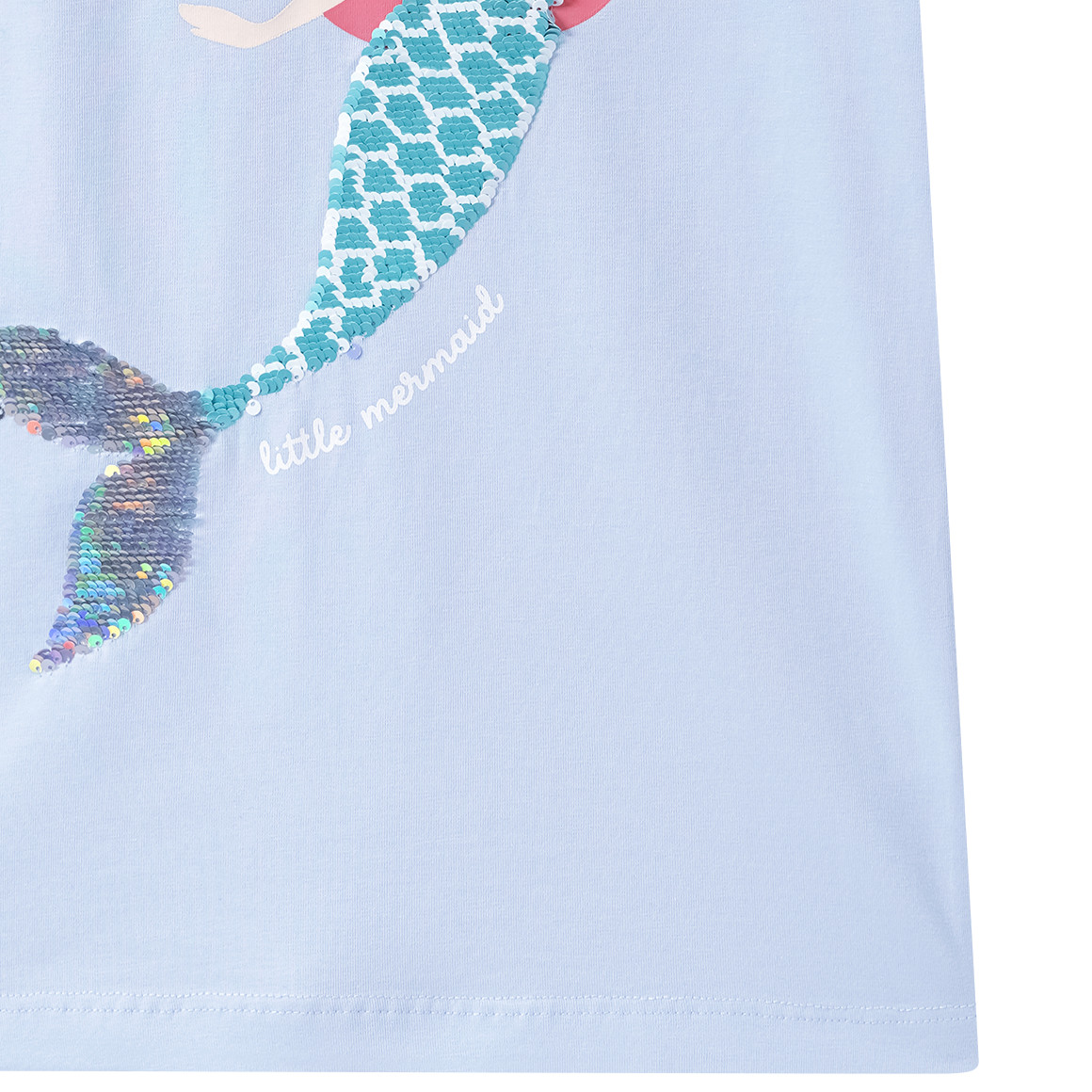 Mädchen T-Shirt mit Wendepailletten