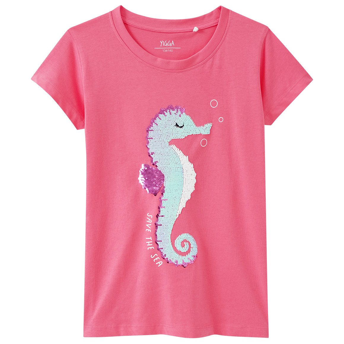Meisjes T-shirt met omkeerbare pailletten