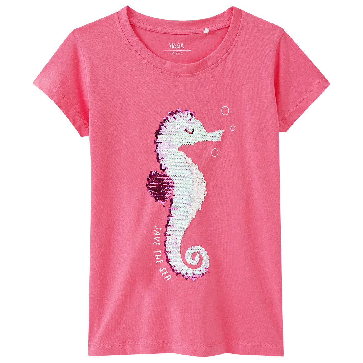 Meisjes T-shirt met omkeerbare pailletten