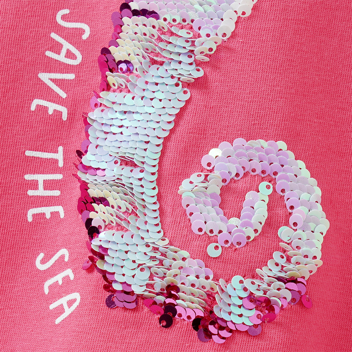 Meisjes T-shirt met omkeerbare pailletten