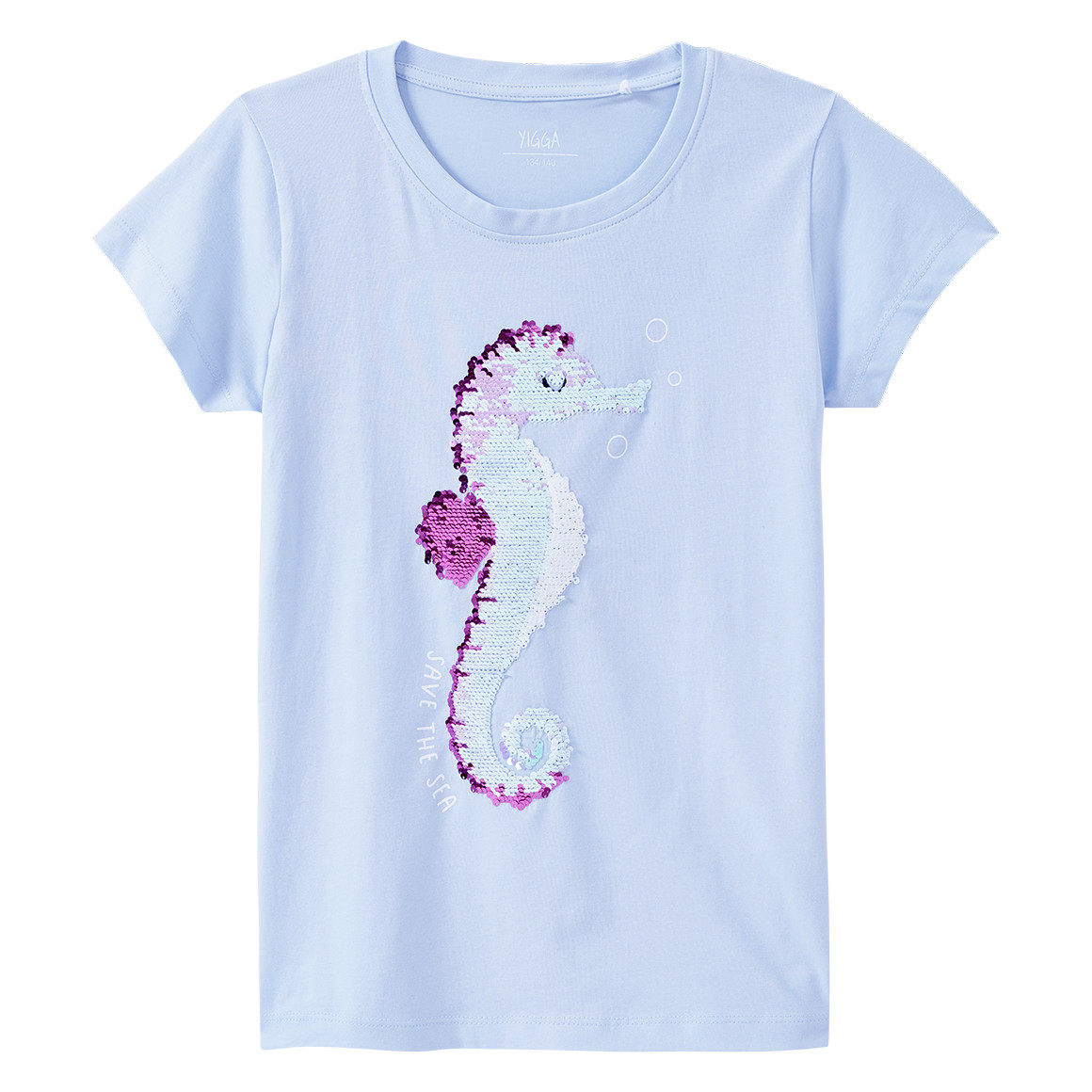 Meisjes T-shirt met omkeerbare pailletten