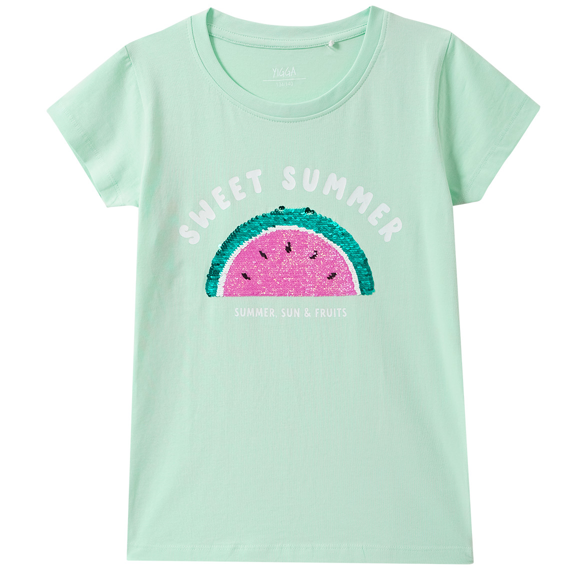 Meisjes T-shirt met omkeerbare pailletten