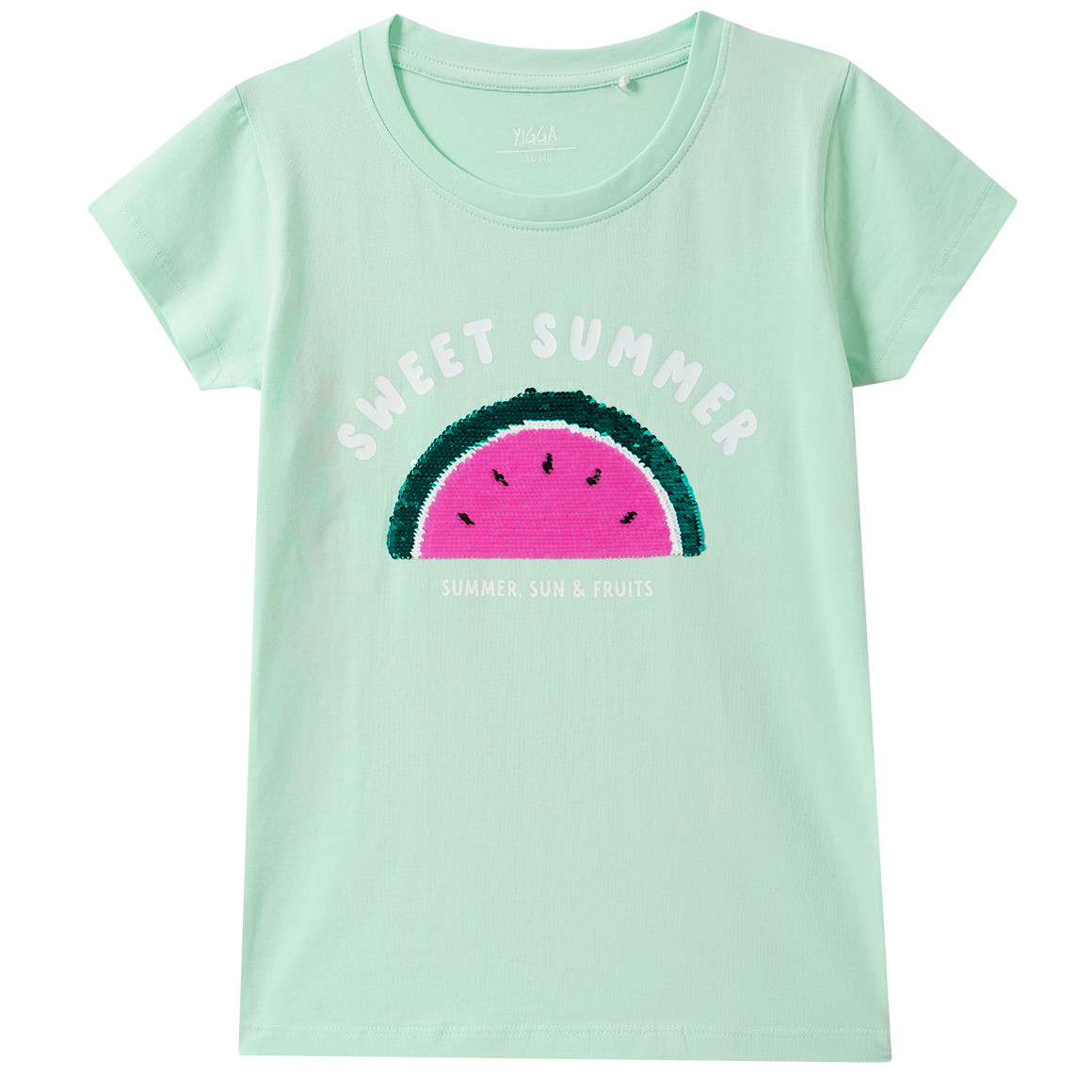 Meisjes T-shirt met omkeerbare pailletten