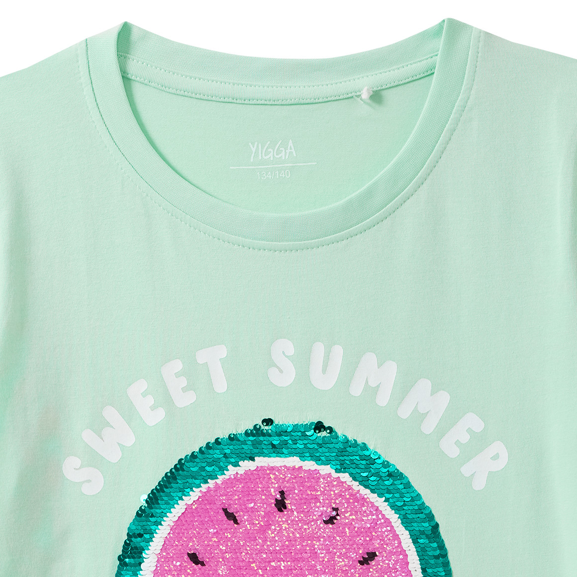 Meisjes T-shirt met omkeerbare pailletten