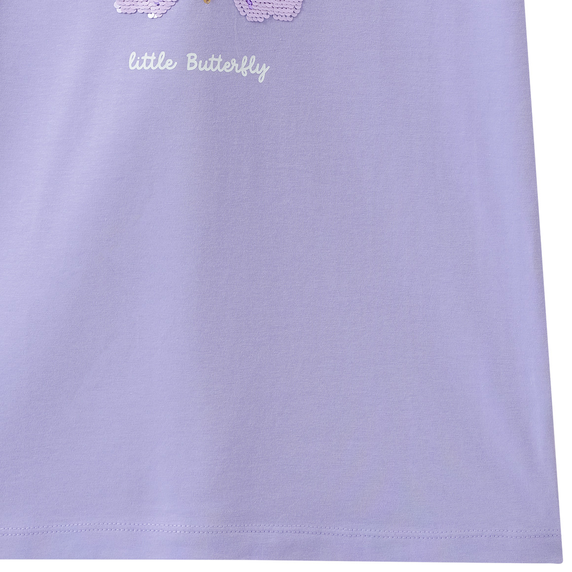Mädchen T-Shirt mit Wendepailletten