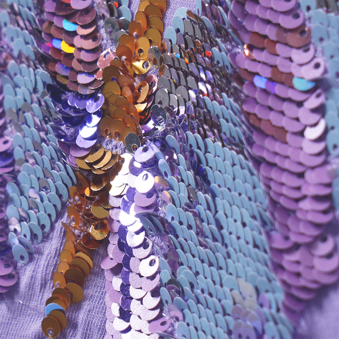 Mädchen T-Shirt mit Wendepailletten