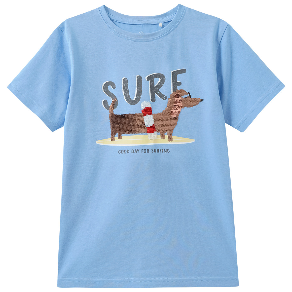 Kinder T-Shirt mit Wendepailletten