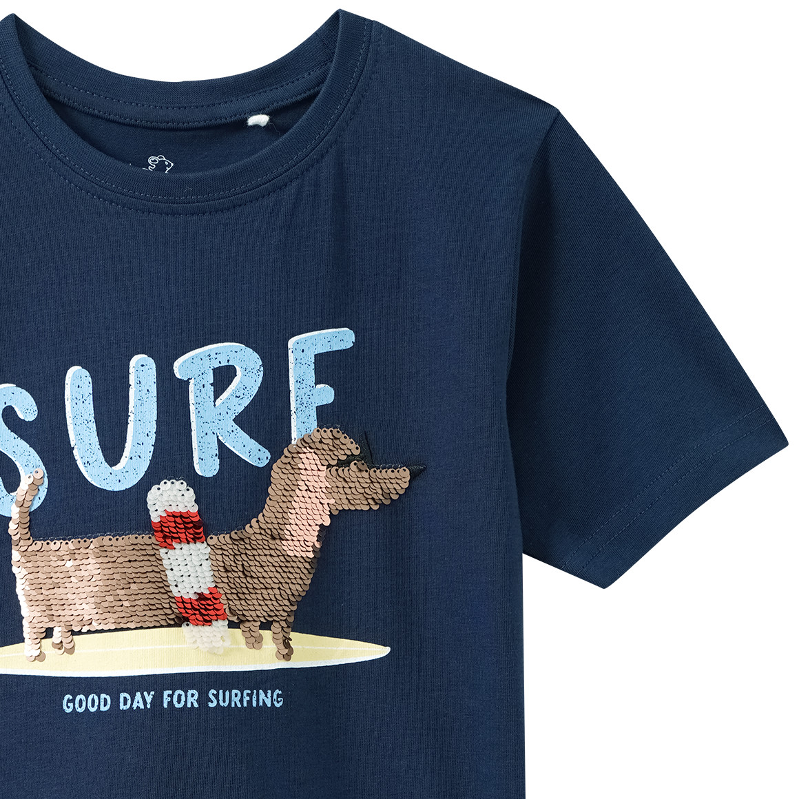 Kinder T-Shirt mit Wendepailletten