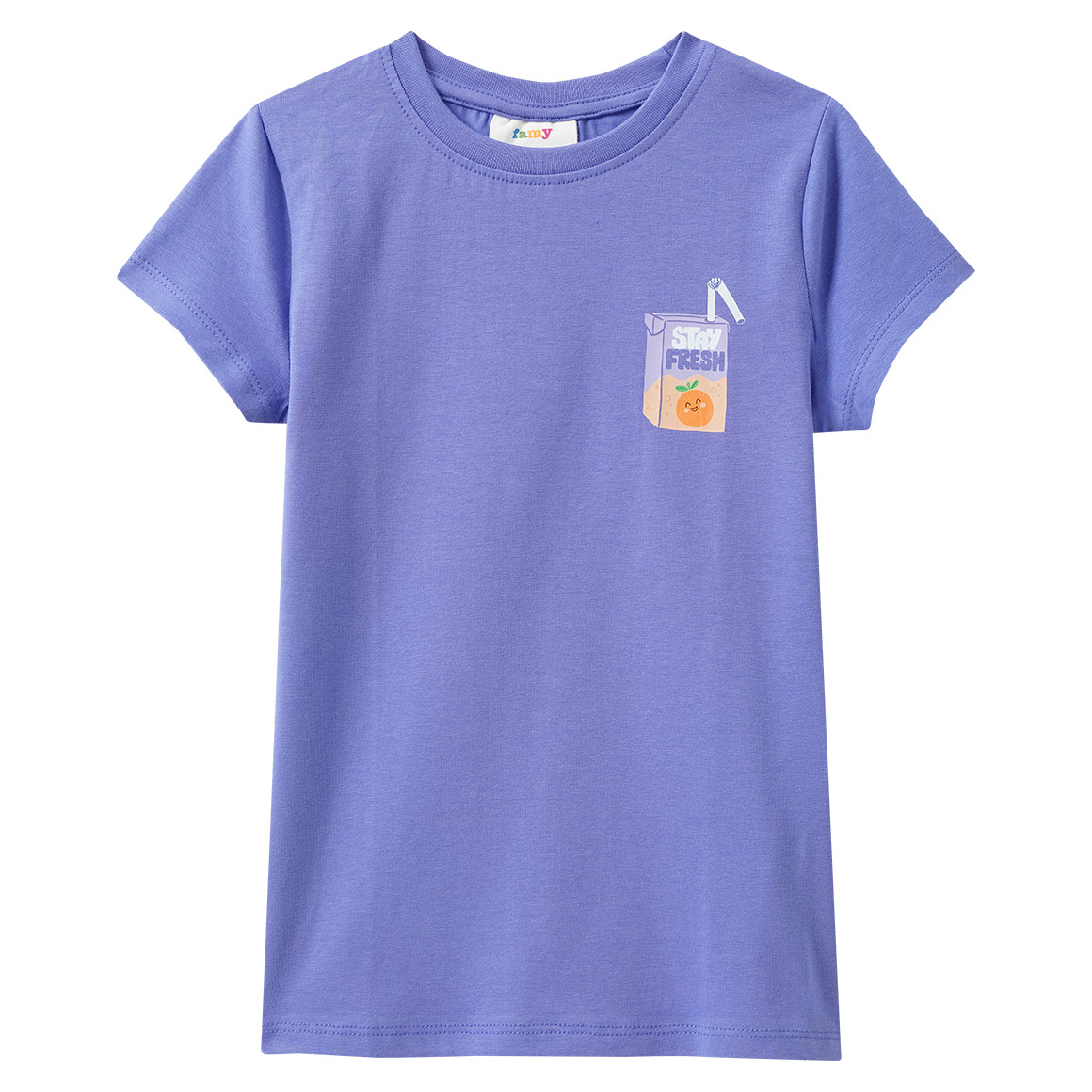 3 meisjes-T-shirts met kleurrijke motieven