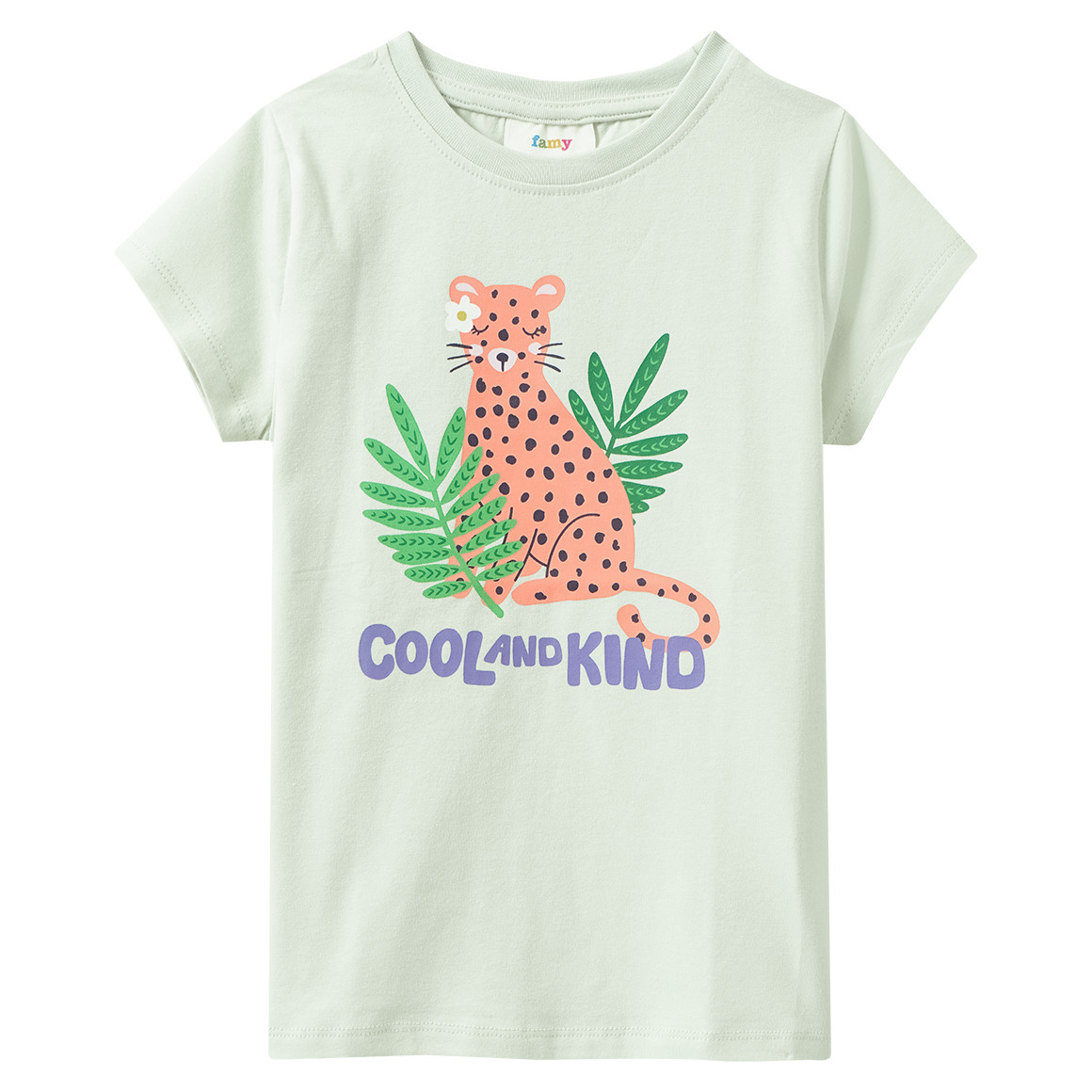 3 meisjes-T-shirts met kleurrijke motieven