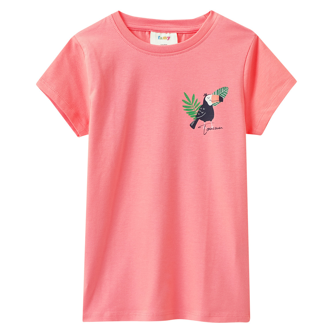 3 meisjes-T-shirts met kleurrijke motieven