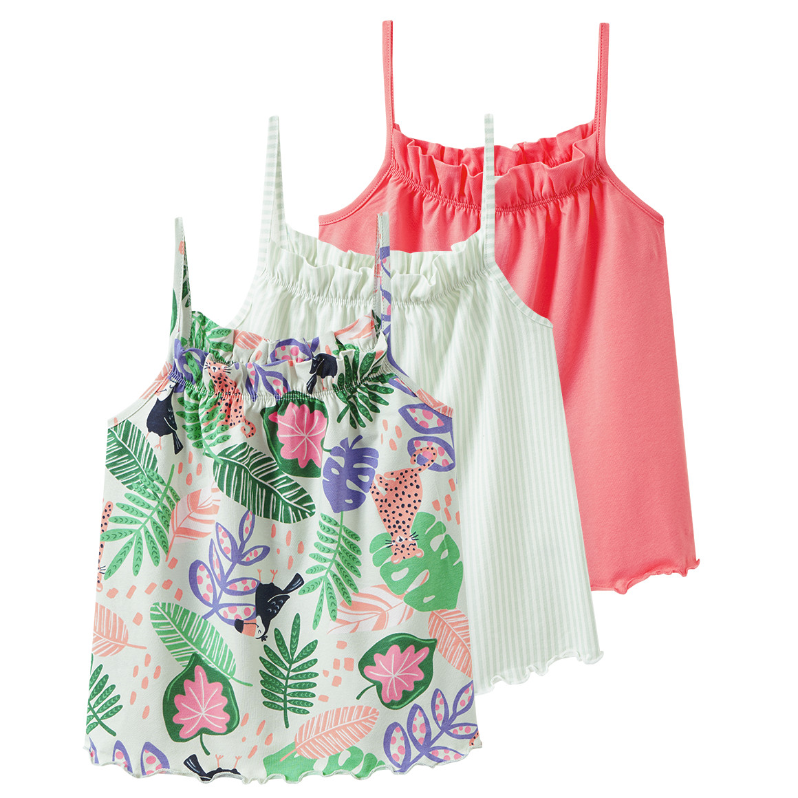 3 Mädchen Tops im Set