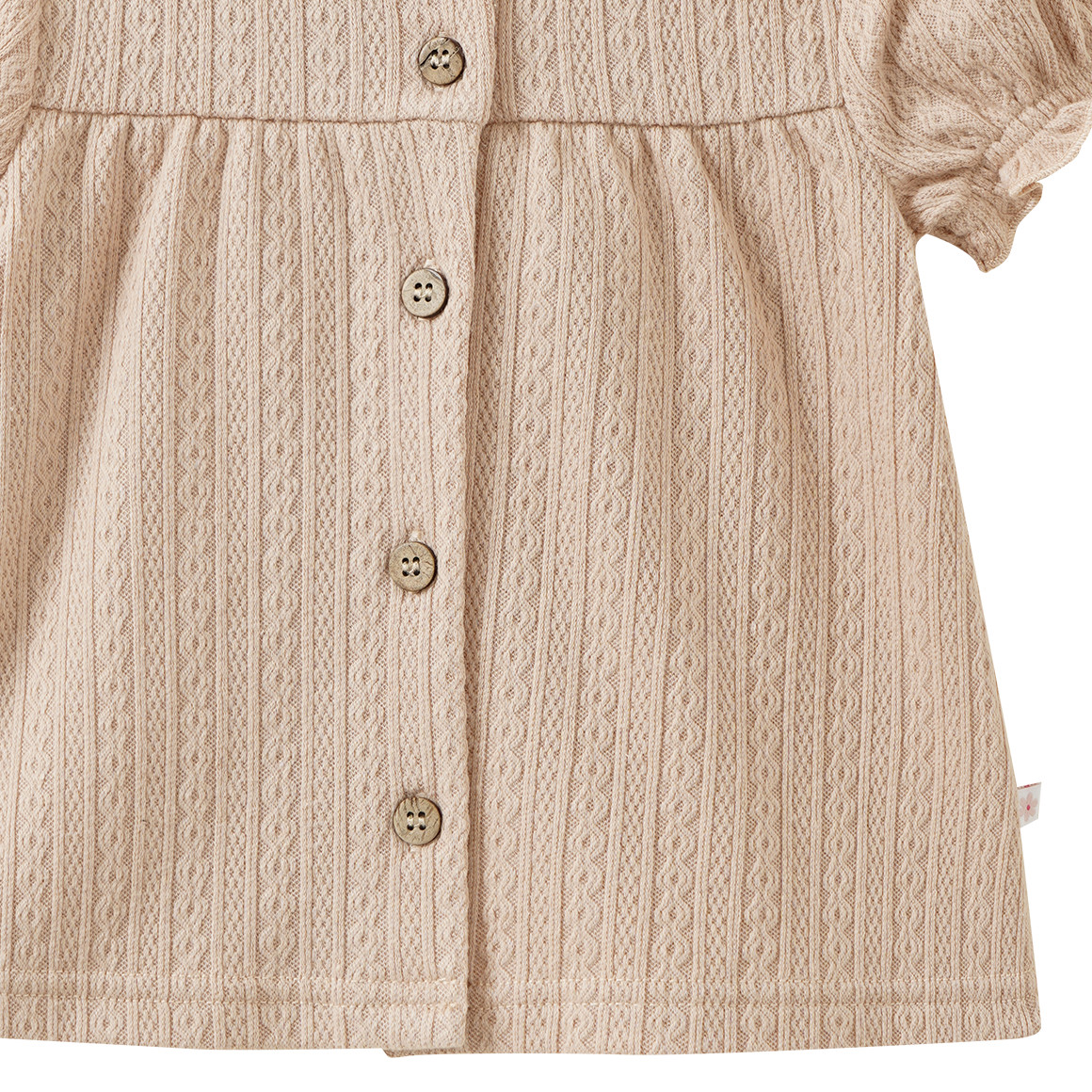 Baby T-Shirt aus strukturiertem Material