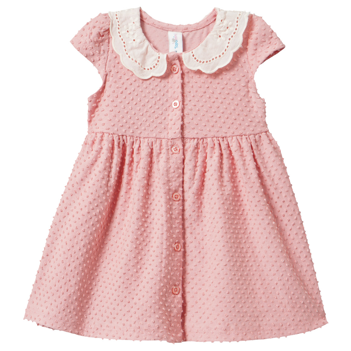 Baby Kleid mit Bubikragen