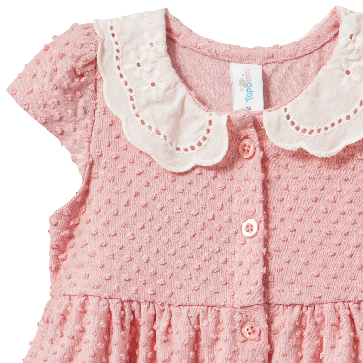 Baby Kleid mit Bubikragen