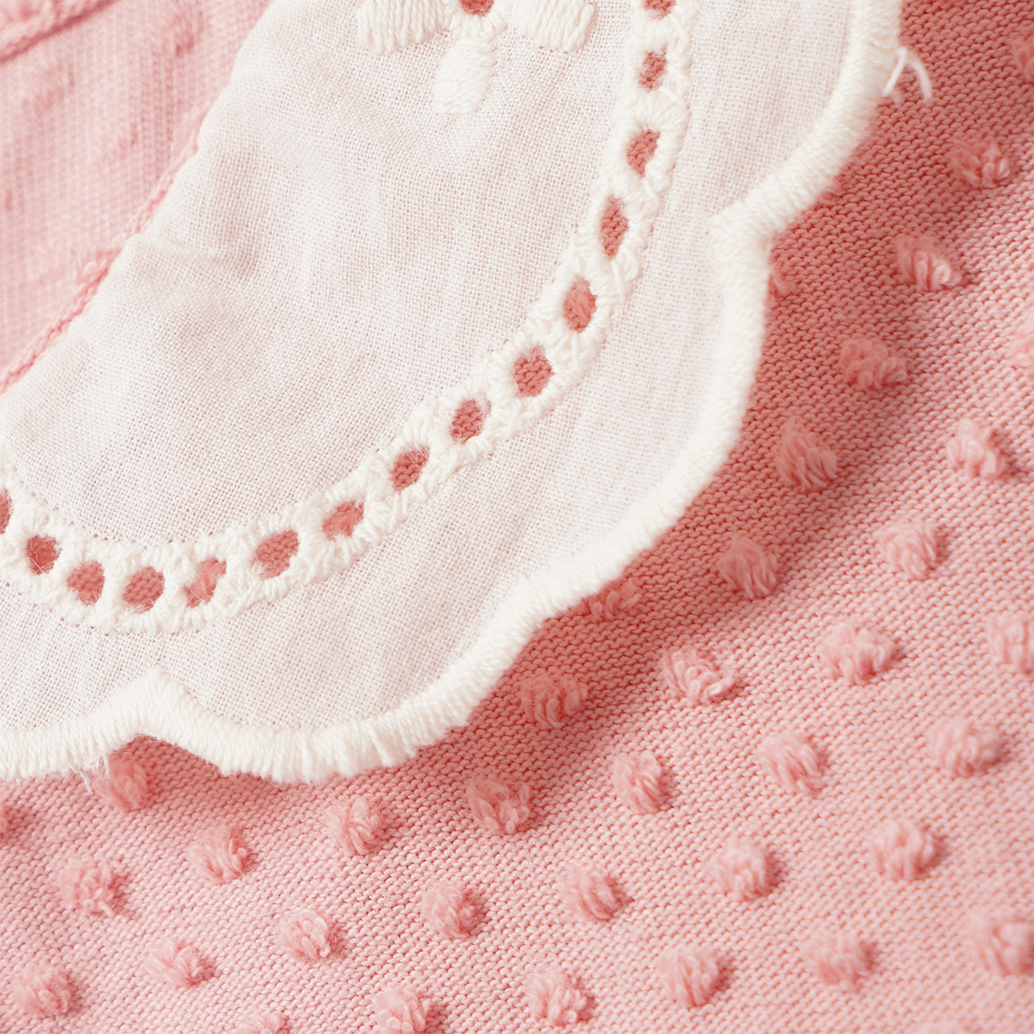 Baby Kleid mit Bubikragen