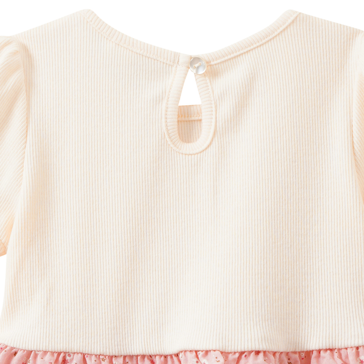 Baby Kleid mit Seersucker-Rock